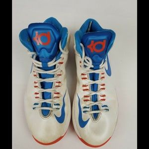 💙🧡NIKE KD YOUTH BASKETBALL SNEAKERS SIZE 5.5🧡💙